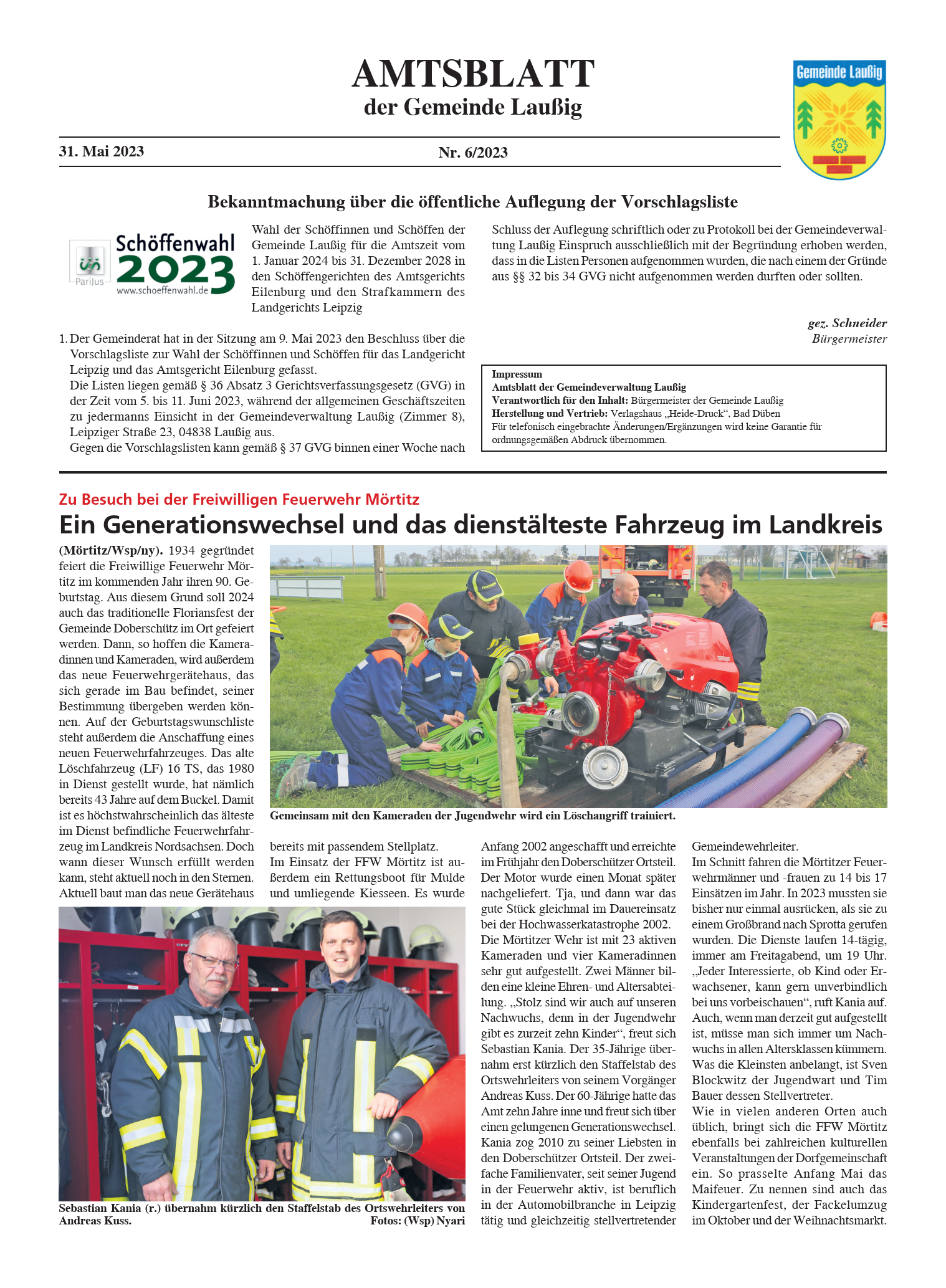 Amtsblatt 06/2023 vom 31.05.2023